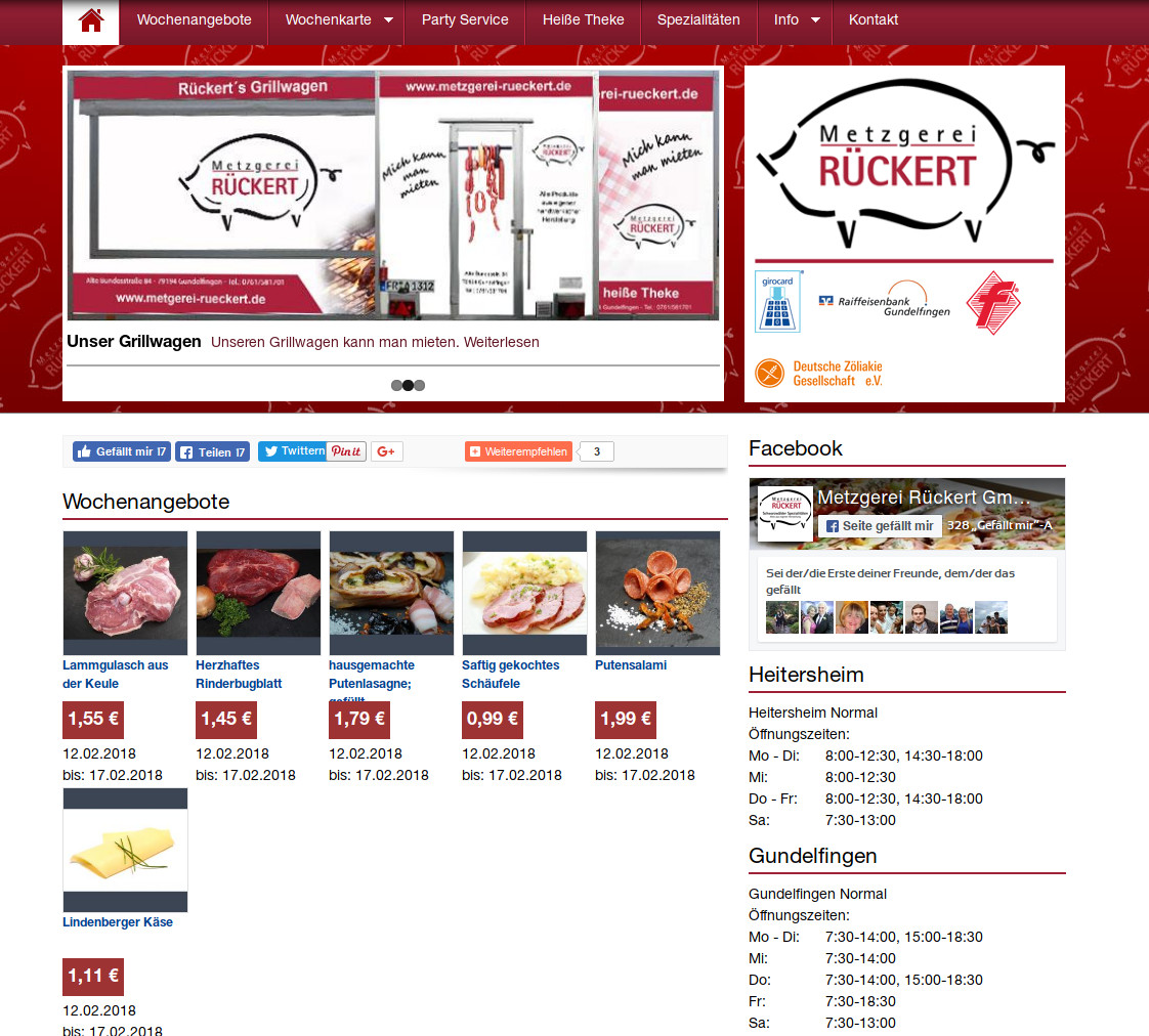 Metzgerei Rückert Slider